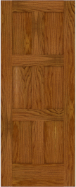 Flat  Panel   Jefferson  Red Oak  Doors